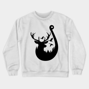 Deer Hunting, Funny Hunting Shirt for Men, American Deer Hunter Gift, Sorry I wasn't Listening, hunter Crewneck Sweatshirt